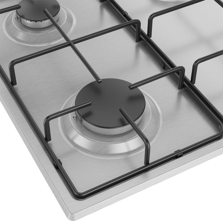 Immagine prodotto Beko HIBG64120SX Piano cottura in acciaio inossidabile a gas integrato 4 Zone