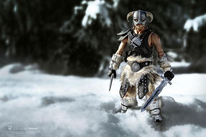 Actual product image Purearts The Elder Scrolls V: Skyrim - Deluxe Dragonborn 1:6 Scale Figure