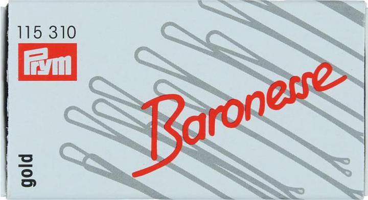 Image du produit Baronesse Pinces 120 boîtes 6,5cm or (12 pcs)