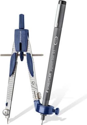 Produktbild Staedtler Schnellverstellzirkel Mitteltriebsspindel, Stifthalter