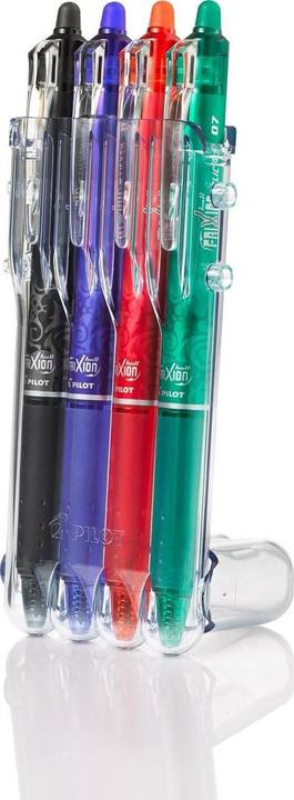 Produktbild Pilot FriXion Ball (Blau, Schwarz, Rot, Grün, 4 x)
