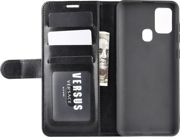 Actual product image MU Classic Crazy Horse Leather Bookcover Series (Samsung Galaxy A21s)