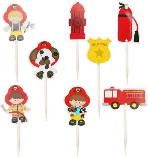 Produktbild MU Style Kuchen Topper Feuerwehr (24-tlg. Set)
