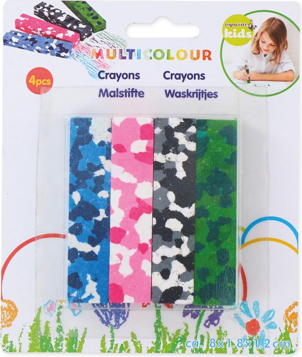 Produktbild Topwrite Kids Crayons Multi-Colour 4pcs (Mehrfarbig, 4 x)