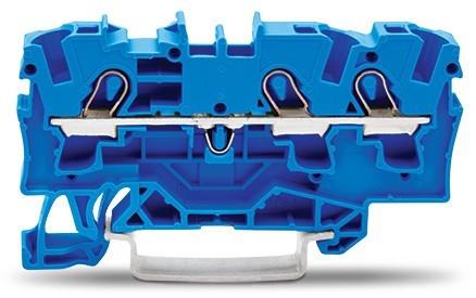 Image du produit Wago Bornier rail DIN 3 x 4 mm2 bleu (Divers)