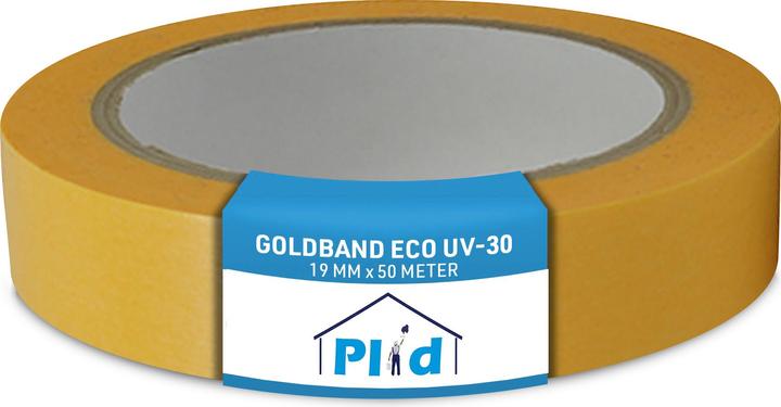 Actual product image Plid Goldband Malerkrepp water-repellent painter's tape wet-strength, 48 rolls