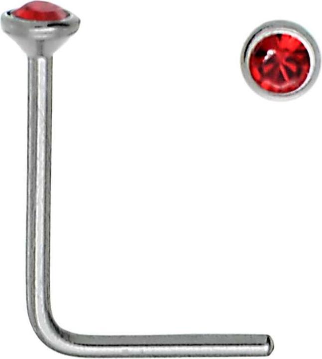 Actual product image Bijouteria Nose piercing (Stainless steel, Crystal)