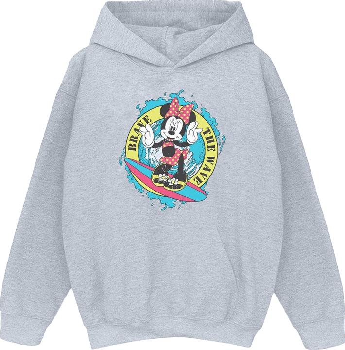 Actual product image Disney Womens/Ladies Minnie Mouse Brave The Wave Hoodie (XXL)