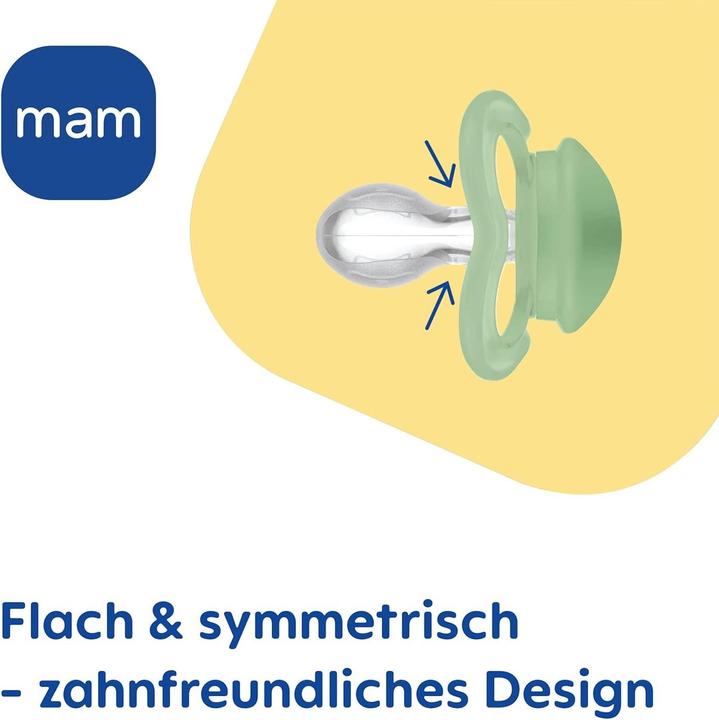 Actual product image MAM Air Night silicone dummy, 2 pieces, 6-16 months (2 x, 6 - 16 M.)