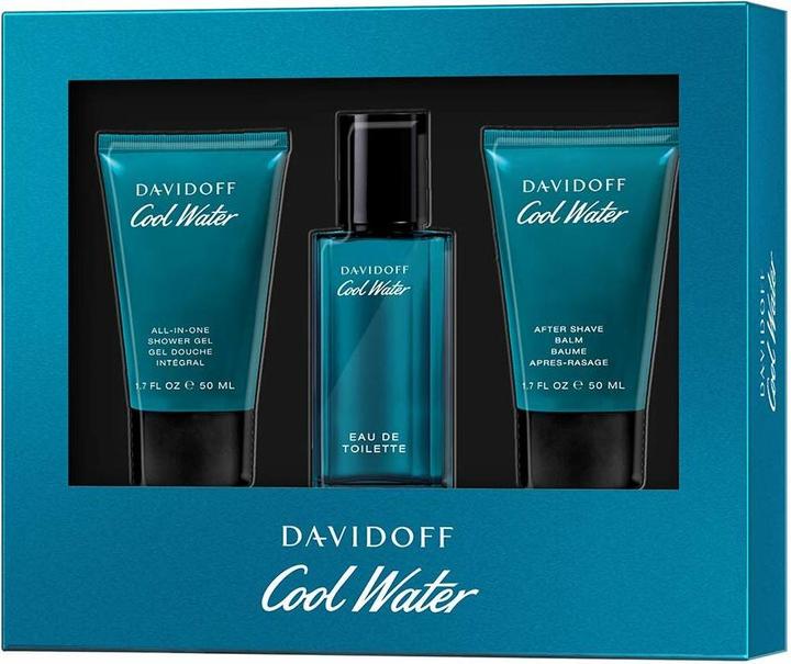 Davidoff Cool Water Man - EDT 40 ml + 50 ml + 50 ml