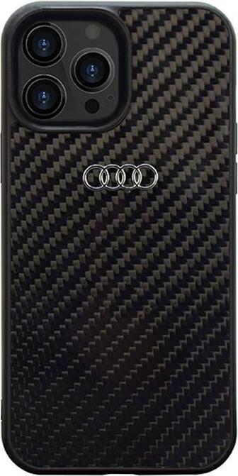 Produktbild Audi Carbon Fiber iPhone 13 Pro Max 6.7" czarny/black hardcase AU-TPUPCIP13PM-R8/D2-BK (Apple iPhone 13 Pro Max)