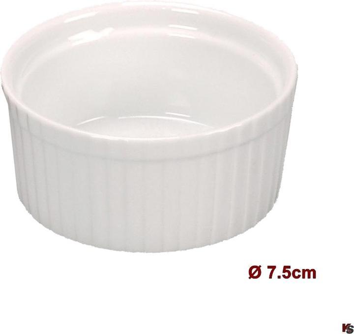 Image du produit Ramequin Porcelaine blanc ø8cm