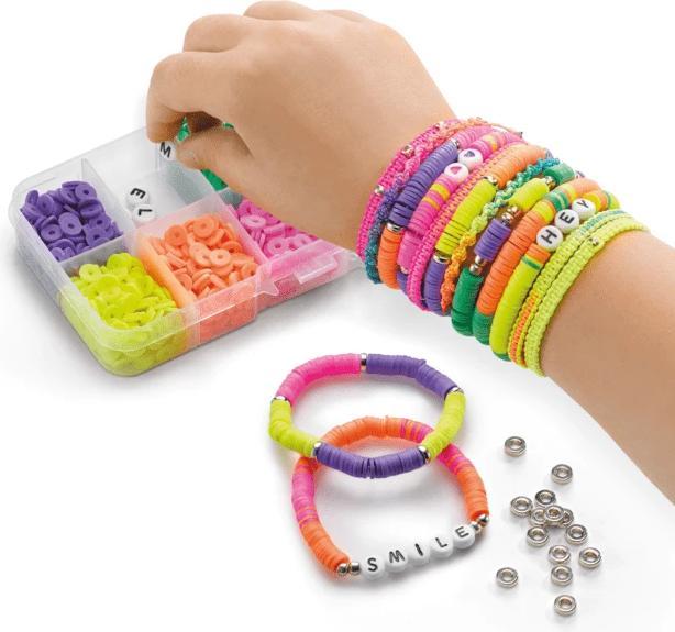 Produktbild Maped Creativ Schmuckset IMAGIN'STYLE Armbänder NEON Set zum Erstellen von 14 Armbändern, für die Technike