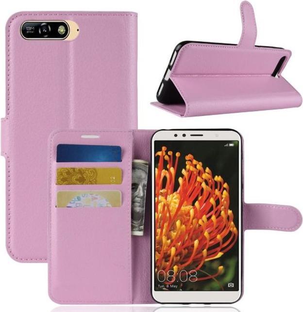 Actual product image MU Classic Litchi Leather Bookcover Series (Huawei Y6 (2018))