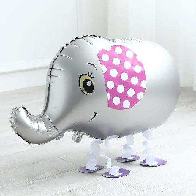Actual product image MU Classic Airwalker foil balloon elephant (1 x)