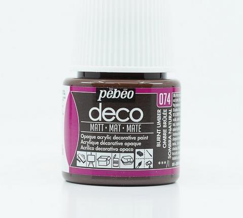 Produktbild Pebeo Deco Matte Acrylfarben (Gebr. Umbra, 45 ml)