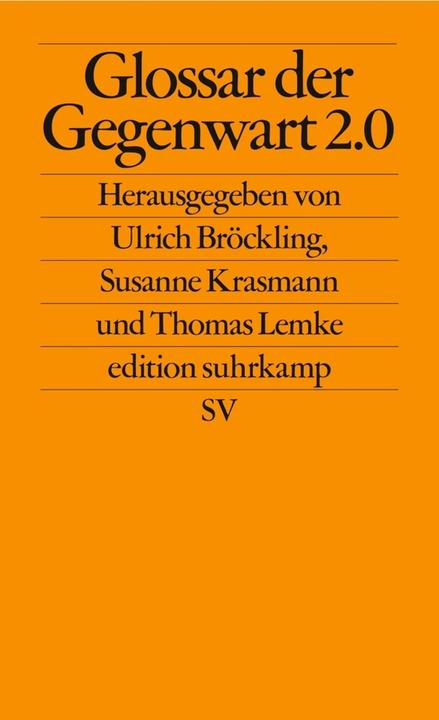 Produktbild Glossar der Gegenwart 2.0 (Deutsch, Susanne Krasmann, Thomas Lemke, Ulrich Bröckling, 2024)