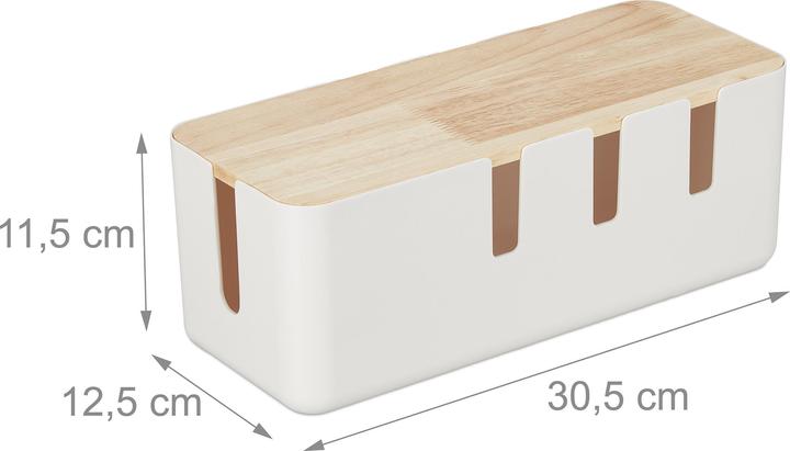 Actual product image Relaxdays Cable box