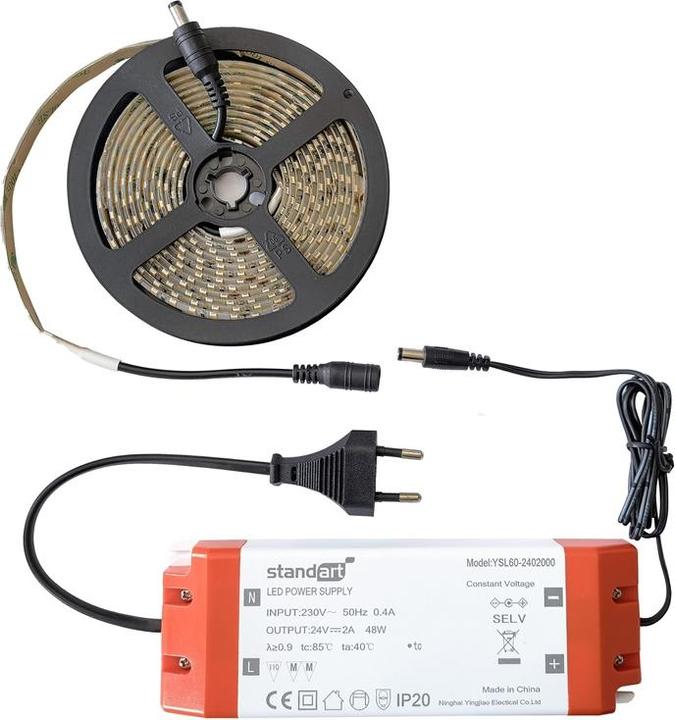 Image du produit Standart LED STRIP KIT 14.4WM 3M W WHITE IP65 24V (23.80 cm)