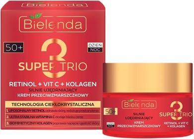 Bielenda Super Trio Retinol Vitamin C Collagen Firming Anti-Wrinkle 50 Cream 50ml (Körpercreme, 50 ml)