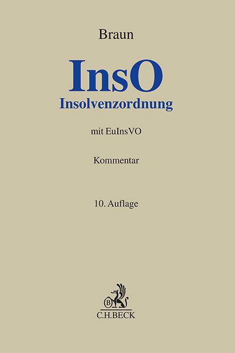 Etichetta energetica Codice dell'insolvenza (InsO) (Tedesco, Elke, Pancia, Rüdiger/Bäuerleua, 2024)