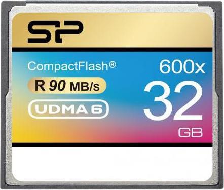 Produktbild Silicon Power 32GB 600x CF Read up to 90MB/s ATA interface PIO mode 6 MWDMA 4 UDMA 6 ECC function Re (32 GB, CF, U3, UHS-III)