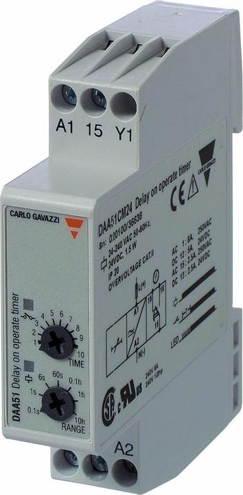 Actual product image Carlo Gavazzi E-Mech Multifunction Timer Relay, SPDT