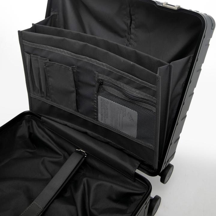 Immagine prodotto Alumaxx Trolley business per la notte, con valigetta in alluminio, argento (37 l, Bagaglio a mano (fino a 50 litri))