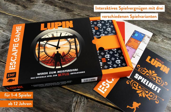 Image du produit Lupin : Escape Game - Le jeu officiel de la série à succès de Netflix! Devenez le maître di (Allemand)