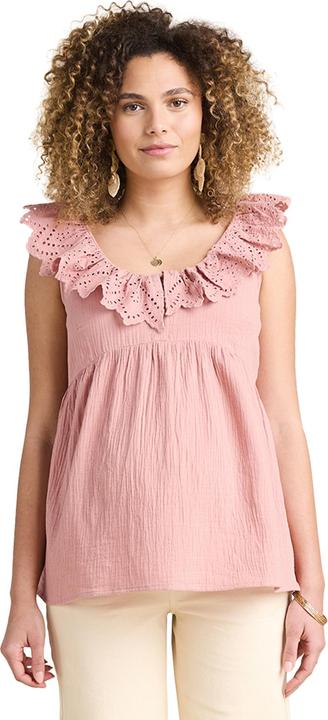 Immagine prodotto Envie de Fraise Musselinbluse mit Lochstickereien für Schwangerschaft und Stillzeit (38)