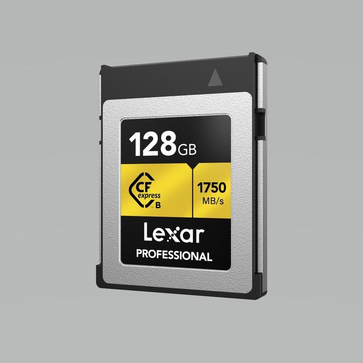 Actual product image Lexar Professional Gold Series (128 GB, CFexpress type B, UHS-I)