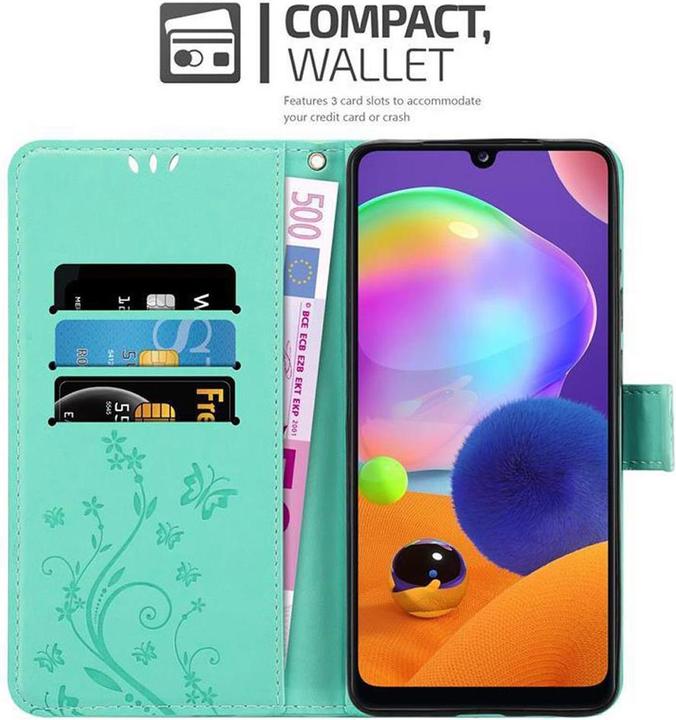 Actual product image Cadorabo Flower Book Cover (Samsung Galaxy A31)