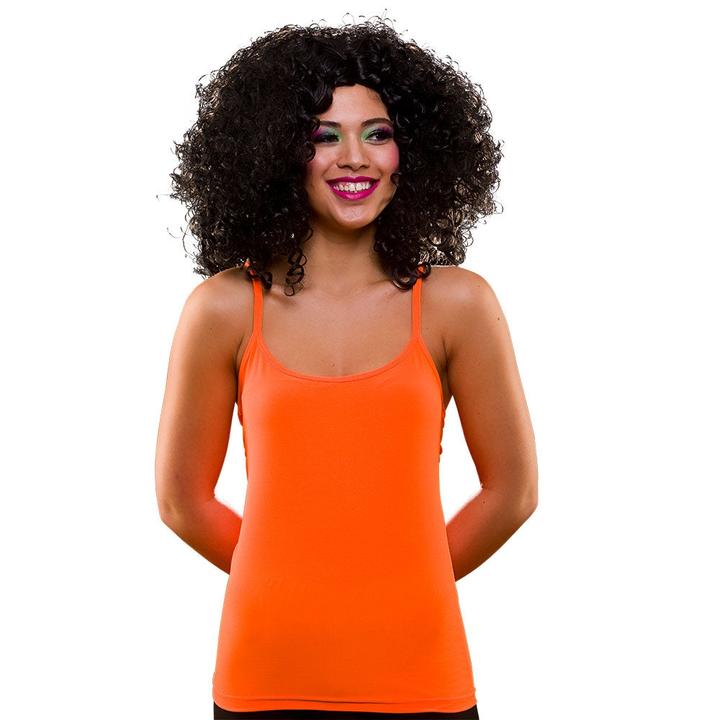 Immagine prodotto Wicked Costumes 80er Neon Orange Spaghetti Träger Shirt (M/L)