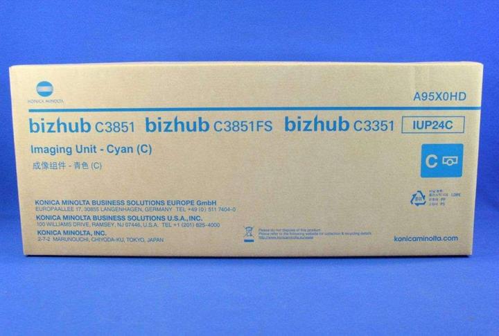 Actual product image Konica Minolta A95X0HDIUP-24C Drum Unit cyan 50.000 pages Cyan Minolta Bizhub C 3351 (C)