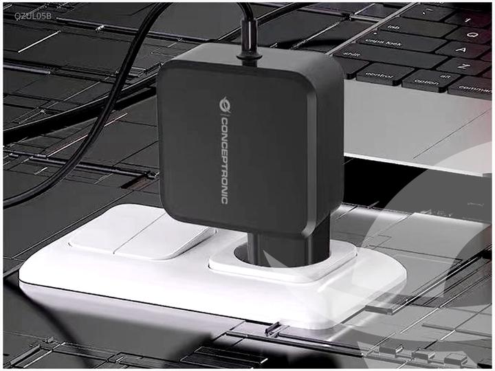 Image du produit Conceptronic Chargeur 1Port 100W, GaN USB-C Desk PD sw (100 W)