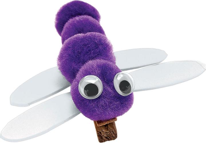 Image du produit Colorations Teintures - Pom Poms Lila, 100 pièces.