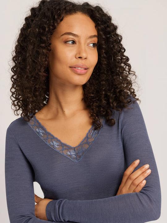 Image du produit Hanro Chemise en dentelle de laine (S)