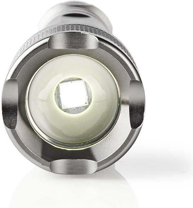 Immagine prodotto Nedis Torcia LED, Premium, 500lm - argento (4.40 cm, 500 lm)