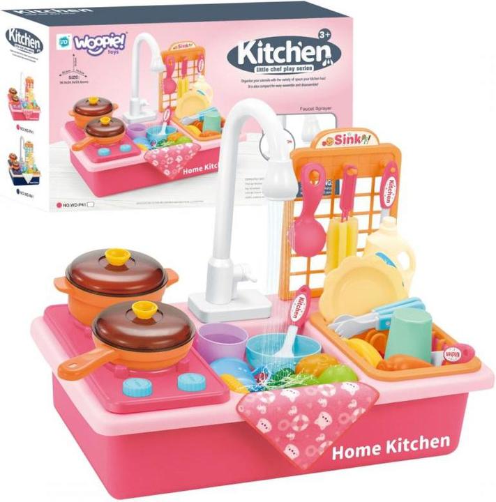 Produktbild Woopie Spüle 2in1 Herd für Kinder Rosa