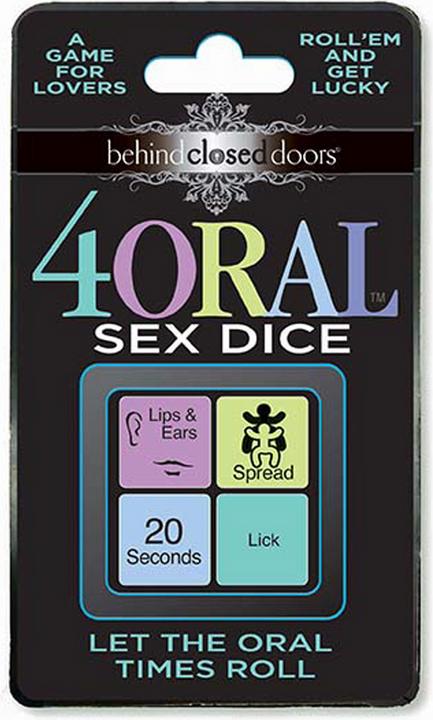 Produktbild Little Genie Productions 4 Oral Sex Dice (Würfelspiel, Englisch)