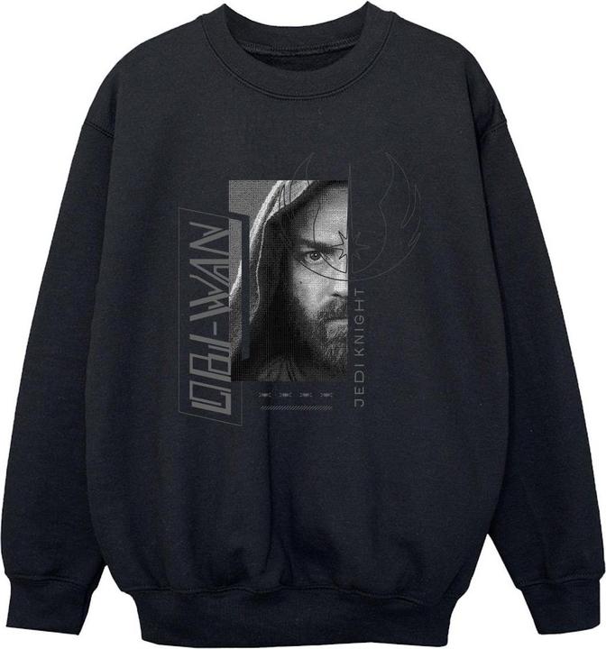 Actual product image Star Wars Boys Obi-Wan Kenobi Jedi SciFi Collage Sweatshirt (116)