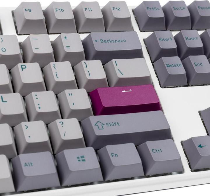 Produktbild Ducky One 3 Mist Grey TKL Gaming Tastatur, RGB LED - MX-Speed-Silver (US) (US, Kabelgebunden)