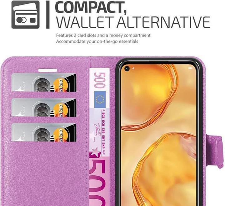 Actual product image Cadorabo Book with stand function cover (Huawei Nova 6 SE, Huawei P40 Lite, Huawei Nova 7i)