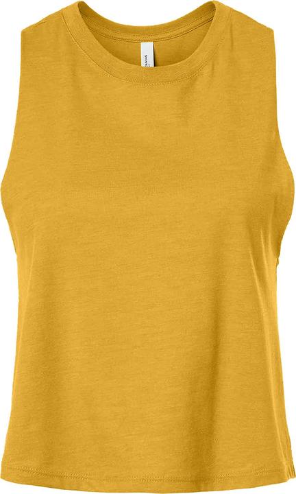 Actual product image Bella Canvas Womens/Ladies Racerback Cropped Sleeveless Tank Top (XL)