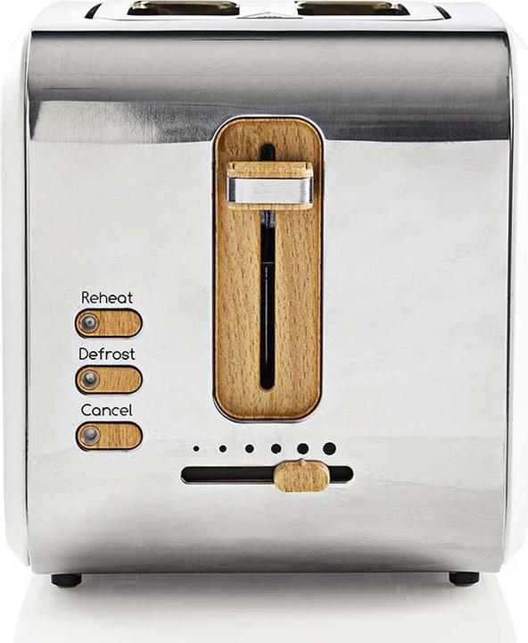 Image du produit Nedis Grille-pain - Soft touch - 6 réglages différents - Fonction décongélation et réchauffage - Bac à