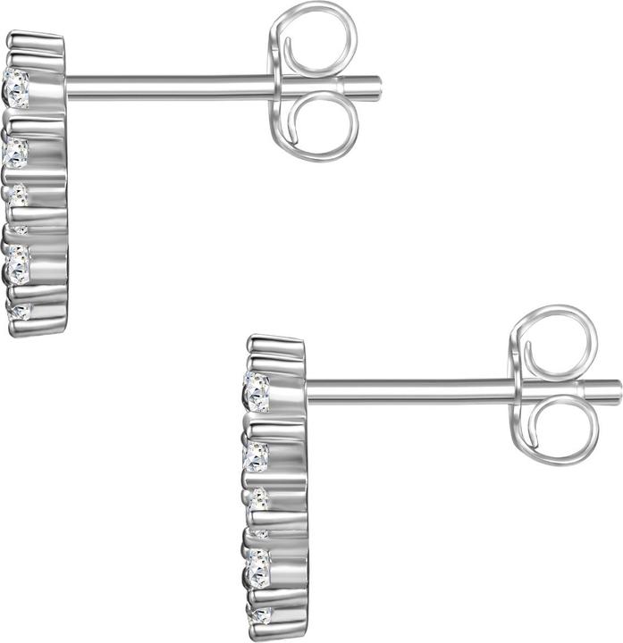 Image du produit Glanzstücke München Femme Fleur/Cercle argent sterling zirconium argent - 31600 (Argent Sterling)