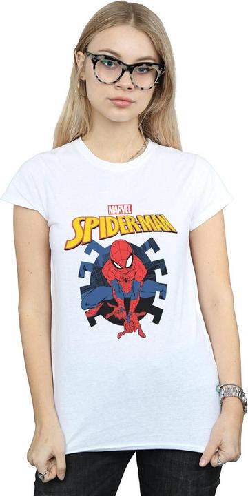 Produktbild SpiderMan Web Shooting Emblem Logo TShirt (XL)