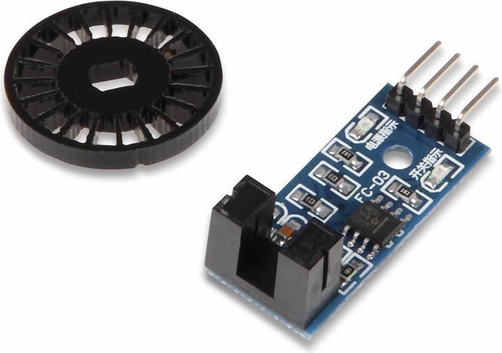 Immagine prodotto Joy-it Scheda di espansione Arduino sensore di velocità LM393 con disco forato