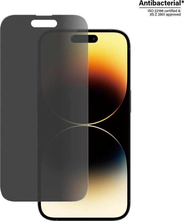 Produktbild PanzerGlass Classic Fit Privacy (1 Stück, Apple iPhone 14 Pro)