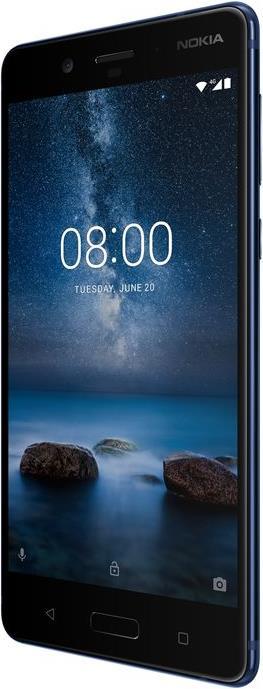 Immagine prodotto Nokia 8 (128 GB, Blu Lucido, 5.30", Doppia SIM Ibrida, 13 Mpx, 4G)